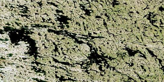 Lac Le Roy Satellite Map 034J11 at 1:50,000 scale - National Topographic System of Canada (NTS) - Orthophoto