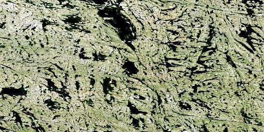 Lac Tukimuattuq Satellite Map 034J15 at 1:50,000 scale - National Topographic System of Canada (NTS) - Orthophoto