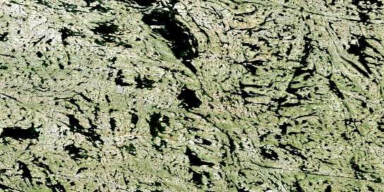 Lac Tukimuattuq Satellite Map 034J15 at 1:50,000 scale - National Topographic System of Canada (NTS) - Orthophoto