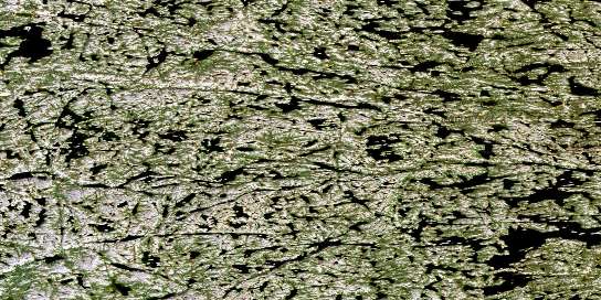 Air photo: Lac Gobillot Satellite Image map 034K02 at 1:50,000 Scale