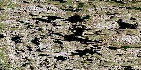 Lac Tasirruaraaluk Satellite Map 034K08 at 1:50,000 scale - National Topographic System of Canada (NTS) - Orthophoto