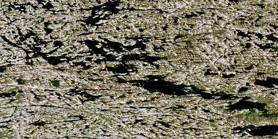 Lac Juusiup Tasialua Satellite Map 034K11 at 1:50,000 scale - National Topographic System of Canada (NTS) - Orthophoto
