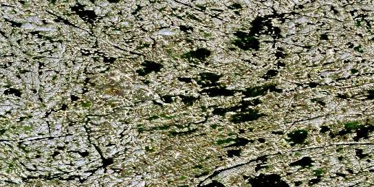 Air photo: L Pinguup Tasialunga Satellite Image map 034K12 at 1:50,000 Scale