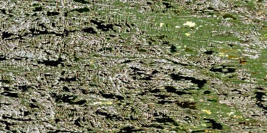 Air photo: Lac Boulet Satellite Image map 034K15 at 1:50,000 Scale