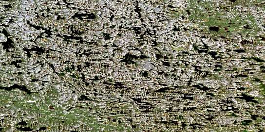 Lac Rutche Satellite Map 034N02 at 1:50,000 scale - National Topographic System of Canada (NTS) - Orthophoto