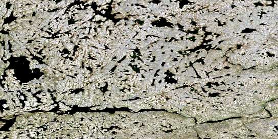 Lac Arnaituuvik Satellite Map 035A03 at 1:50,000 scale - National Topographic System of Canada (NTS) - Orthophoto