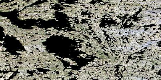 Lac Duquet Satellite Map 035B06 at 1:50,000 scale - National Topographic System of Canada (NTS) - Orthophoto