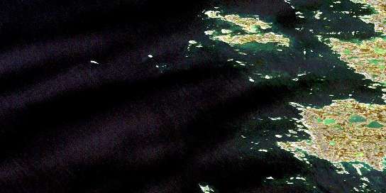 Air photo: Pointe Coutlee Satellite Image map 035C04 at 1:50,000 Scale