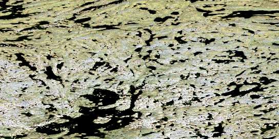 Lac Juet Satellite Map 035F01 at 1:50,000 scale - National Topographic System of Canada (NTS) - Orthophoto