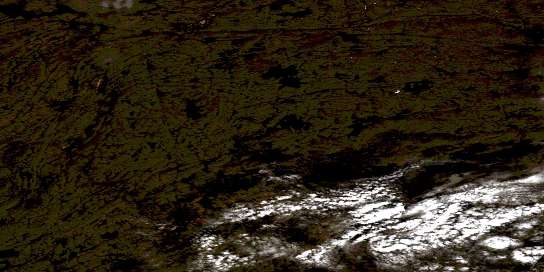 Riviere Durouvray Satellite Map 035F14 at 1:50,000 scale - National Topographic System of Canada (NTS) - Orthophoto