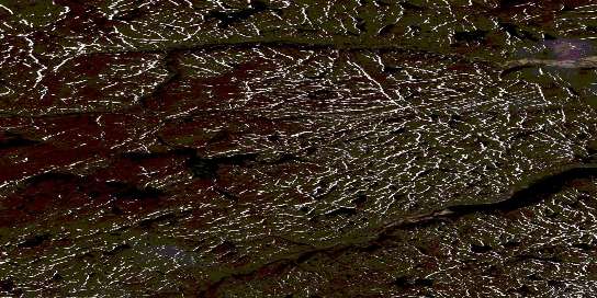 Lac Samandre Satellite Map 035H08 at 1:50,000 scale - National Topographic System of Canada (NTS) - Orthophoto