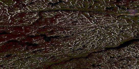 Lac Samandre Satellite Map 035H08 at 1:50,000 scale - National Topographic System of Canada (NTS) - Orthophoto