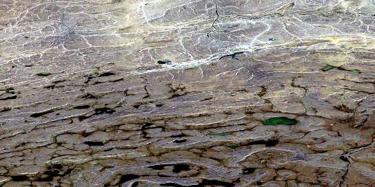 Lac Fleury Satellite Map 035H12 at 1:50,000 scale - National Topographic System of Canada (NTS) - Orthophoto
