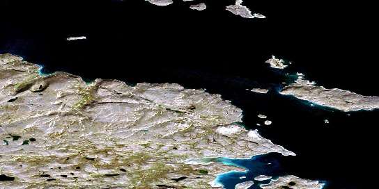 Air photo: Fisher Bay Satellite Image map 035H16 at 1:50,000 Scale