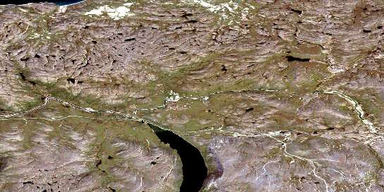 Air photo: Lac Francoys-Malherbe Satellite Image map 035J01 at 1:50,000 Scale