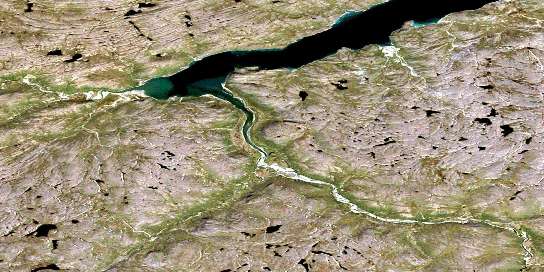 Air photo: Salluit Satellite Image map 035J04 at 1:50,000 Scale