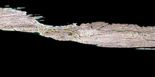 Air photo: Charles Island Satellite Image map 035J09 at 1:50,000 Scale
