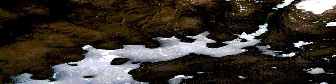 Air photo: Conn Lake Satellite Image map 037E10 at 1:50,000 Scale