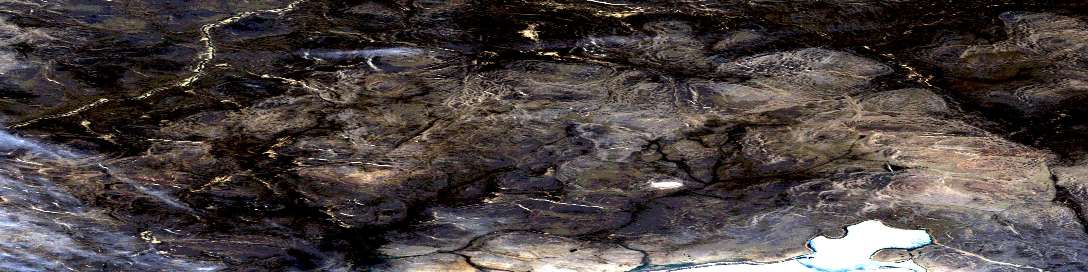Air photo: Nivalis Lake Satellite Image map 037E11 at 1:50,000 Scale
