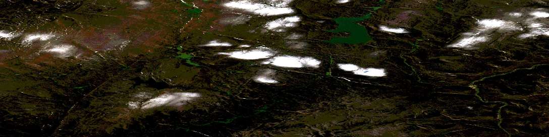 Air photo: Rimrock Lake Satellite Image map 037E12 at 1:50,000 Scale