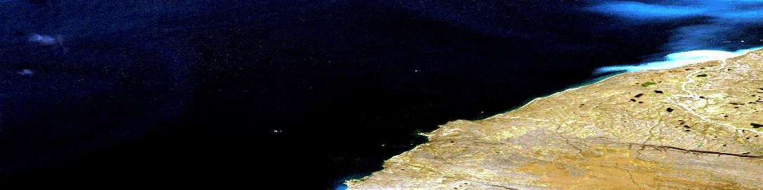 Air photo: Tunuiaqtalik Point Satellite Image map 038B11 at 1:50,000 Scale