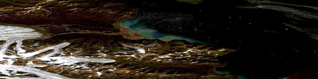 Air photo: Cape Burney Satellite Image map 038C01 at 1:50,000 Scale