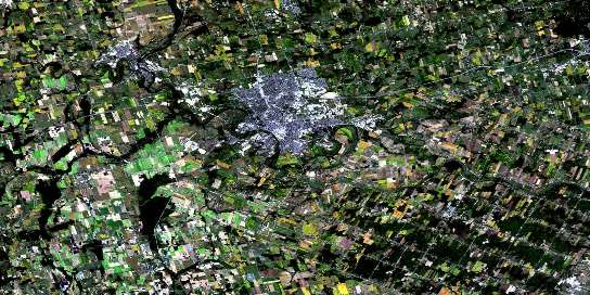 Air photo: Brantford Satellite Image map 040P01 at 1:50,000 Scale