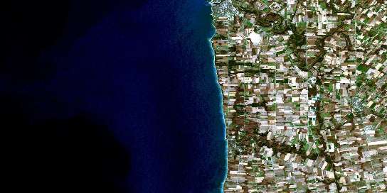 Air photo: Goderich Satellite Image map 040P12 at 1:50,000 Scale