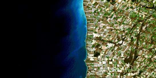 Air photo: Lucknow Satellite Image map 040P13 at 1:50,000 Scale