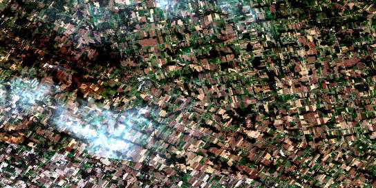 Air photo: Wingham Satellite Image map 040P14 at 1:50,000 Scale