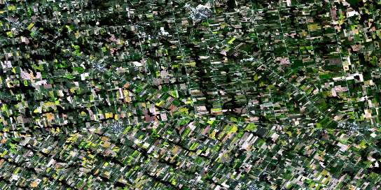Palmerston Satellite Map 040P15 at 1:50,000 scale - National Topographic System of Canada (NTS) - Orthophoto