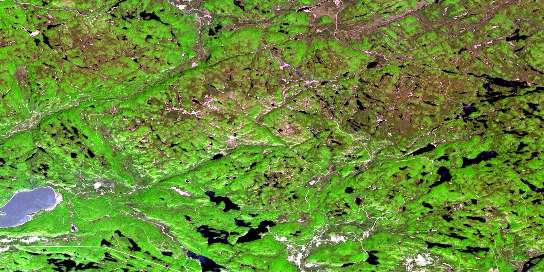 Air photo: Echo Lake Satellite Image map 041J12 at 1:50,000 Scale