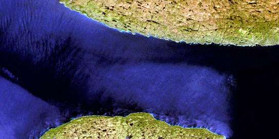 Air photo: Bonner Head Satellite Image map 041N13 at 1:50,000 Scale