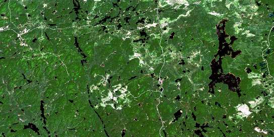 Air photo: Wenebegon Lake Satellite Image map 041O06 at 1:50,000 Scale