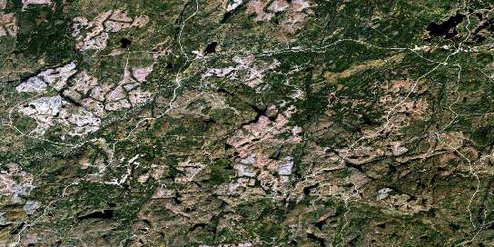 Air photo: White Otter River Satellite Image map 042F05 at 1:50,000 Scale