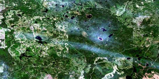 Air photo: Pope Creek Satellite Image map 042F08 at 1:50,000 Scale
