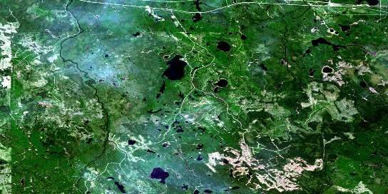 Air photo: Nassau Lake Satellite Image map 042F09 at 1:50,000 Scale
