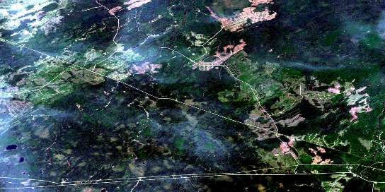 Air photo: Pitopiko River Satellite Image map 042F15 at 1:50,000 Scale