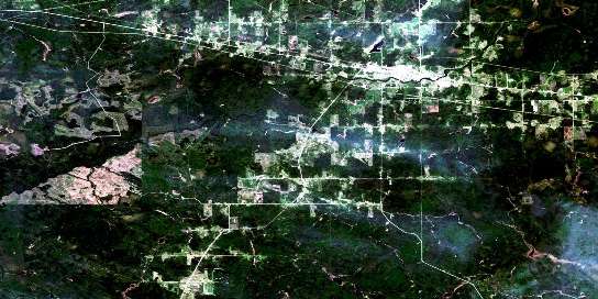 Air photo: Hearst Satellite Image map 042G12 at 1:50,000 Scale