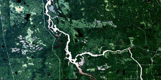 Air photo: Gardiner Satellite Image map 042H06 at 1:50,000 Scale