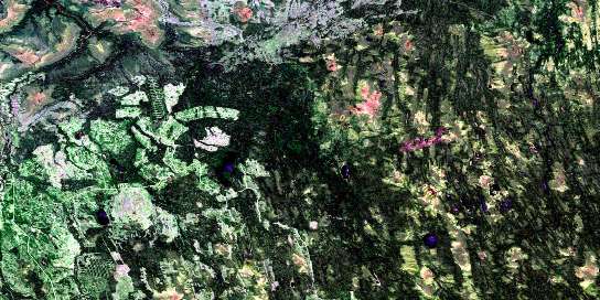 Air photo: Audrey Lake Satellite Image map 042I03 at 1:50,000 Scale
