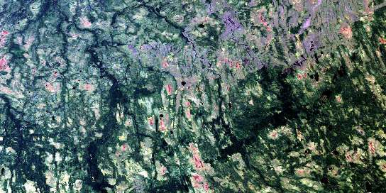 Air photo: Wekweyaukastik Rapids Satellite Image map 042I07 at 1:50,000 Scale