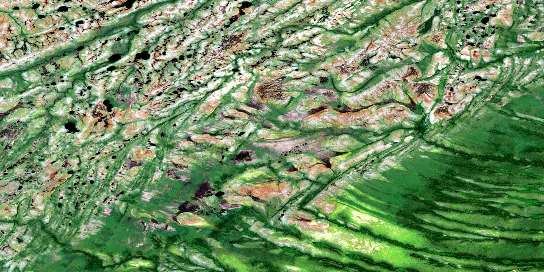 Air photo: Lawry Creek Satellite Image map 042J16 at 1:50,000 Scale