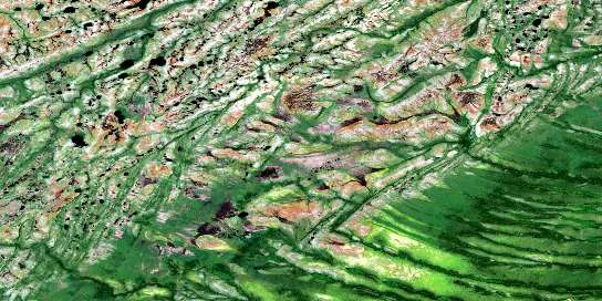 Lawry Creek Satellite Map 042J16 at 1:50,000 scale - National Topographic System of Canada (NTS) - Orthophoto
