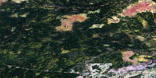 Air photo: Pagwa River Satellite Image map 042K03 at 1:50,000 Scale