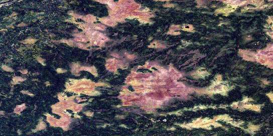 Air photo: Furry Lake Satellite Image map 042K12 at 1:50,000 Scale