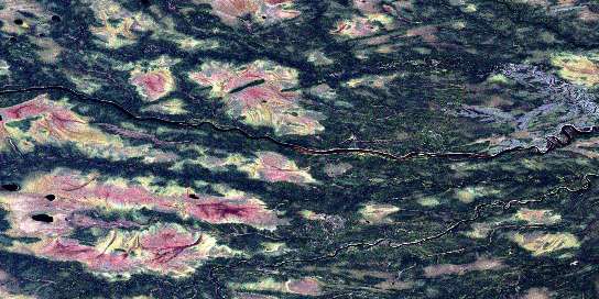 Air photo: Britt Creek Satellite Image map 042K14 at 1:50,000 Scale