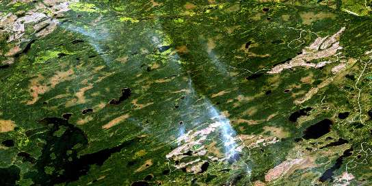 Air photo: Kowkash Satellite Image map 042L03 at 1:50,000 Scale