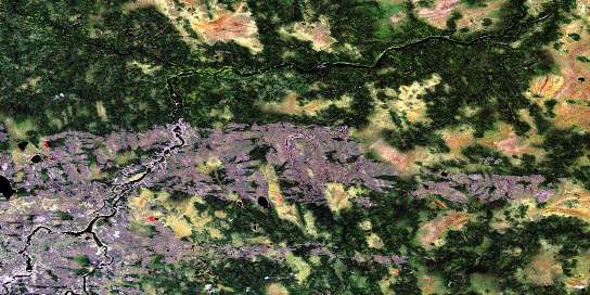 Air photo: Eby Falls Satellite Image map 042M01 at 1:50,000 Scale