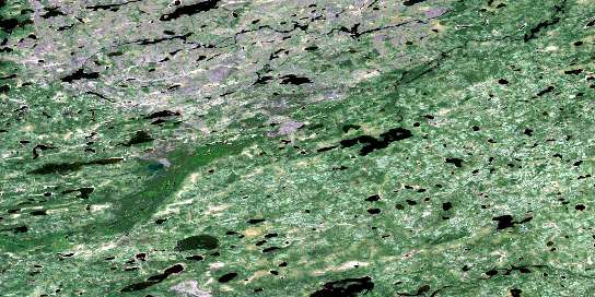 Air photo: Stark Lake Satellite Image map 042M13 at 1:50,000 Scale